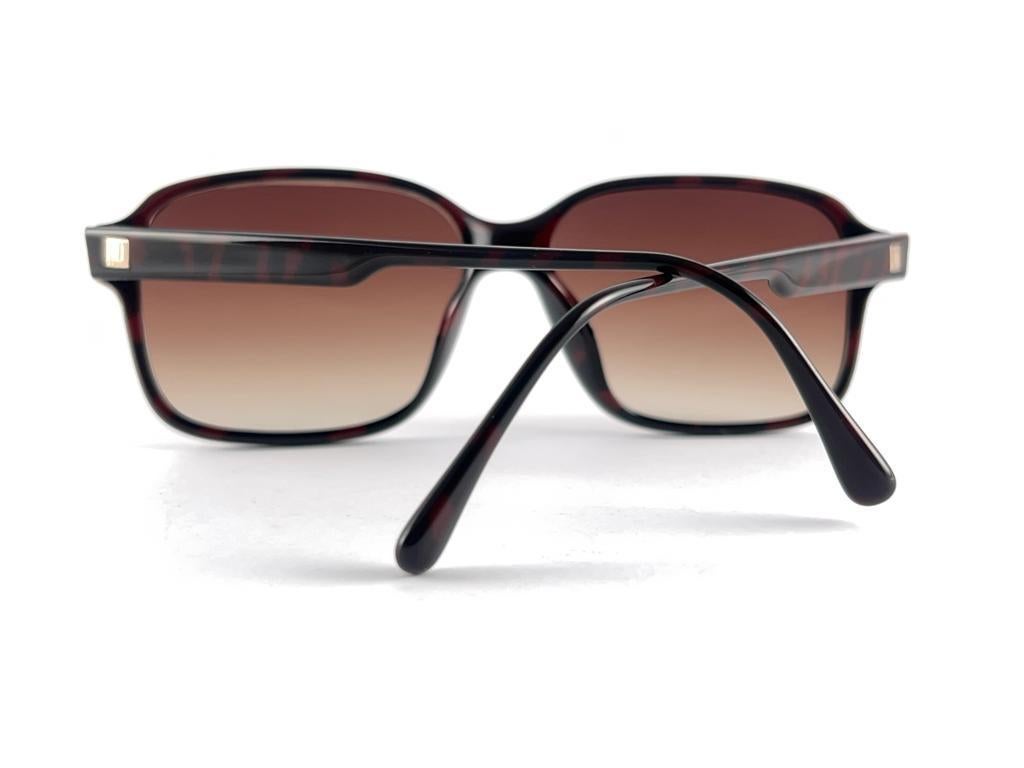 New Vintage Dunhill 6080 Tortoise Frame Gradient Lenses Sunglasses 80'S Austria For Sale 5