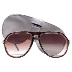 Neu Vintage Dunhill 6085 Übergroße Camouflage-Lenses-Sonnenbrille in Übergröße, Frankreich