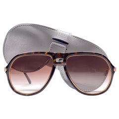 Neu Vintage Dunhill 6085 Übergroße Camouflage-Lenses-Sonnenbrille in Übergröße, Frankreich 