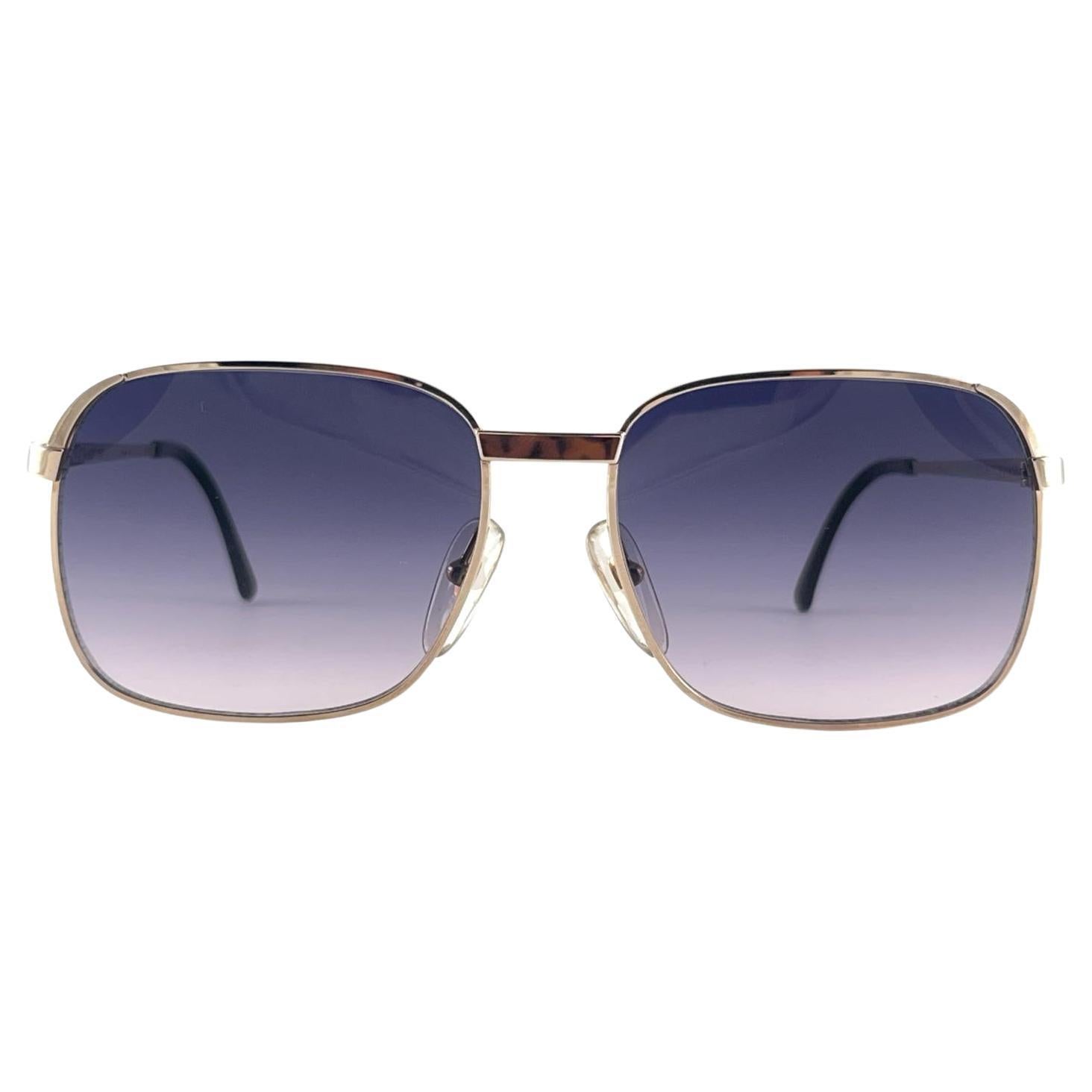 Neue Vintage Dunhill 6087 Side Trims Details Frame Sonnenbrille 1980er Jahre Österreich im Angebot