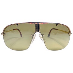 New Vintage Dunhill 6102 Tortoise Details Frame Aviator Sunglasses France 