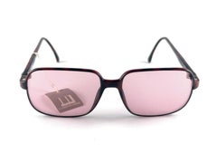 New Vintage Dunhill 6107 Burgundy Tortoise Pink Lenses Sunglasses 1980'S Austria