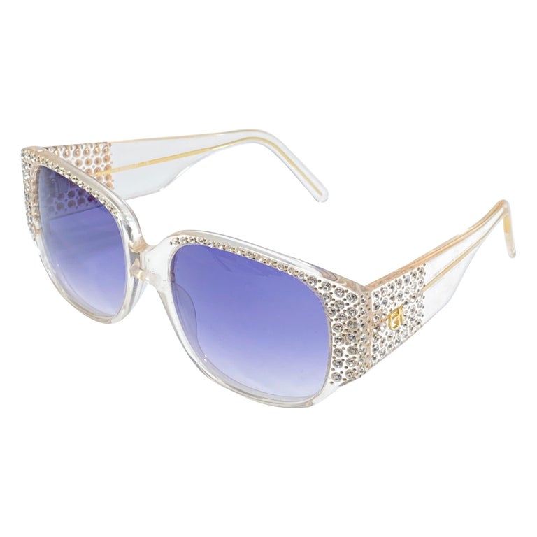 New Vintage Emanuelle Kahn Paris Rhinestones Accents Black Sunglasses France For Sale At 1stdibs They block light, but they also shed light.