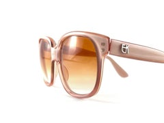 New Vintage Emmanuelle Khanh 8080 62 Pink Oversized 70'S France Sunglasses