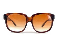 New Vintage Emmanuelle Khanh 8080 Translucent Oversized 1970's France Sunglasses