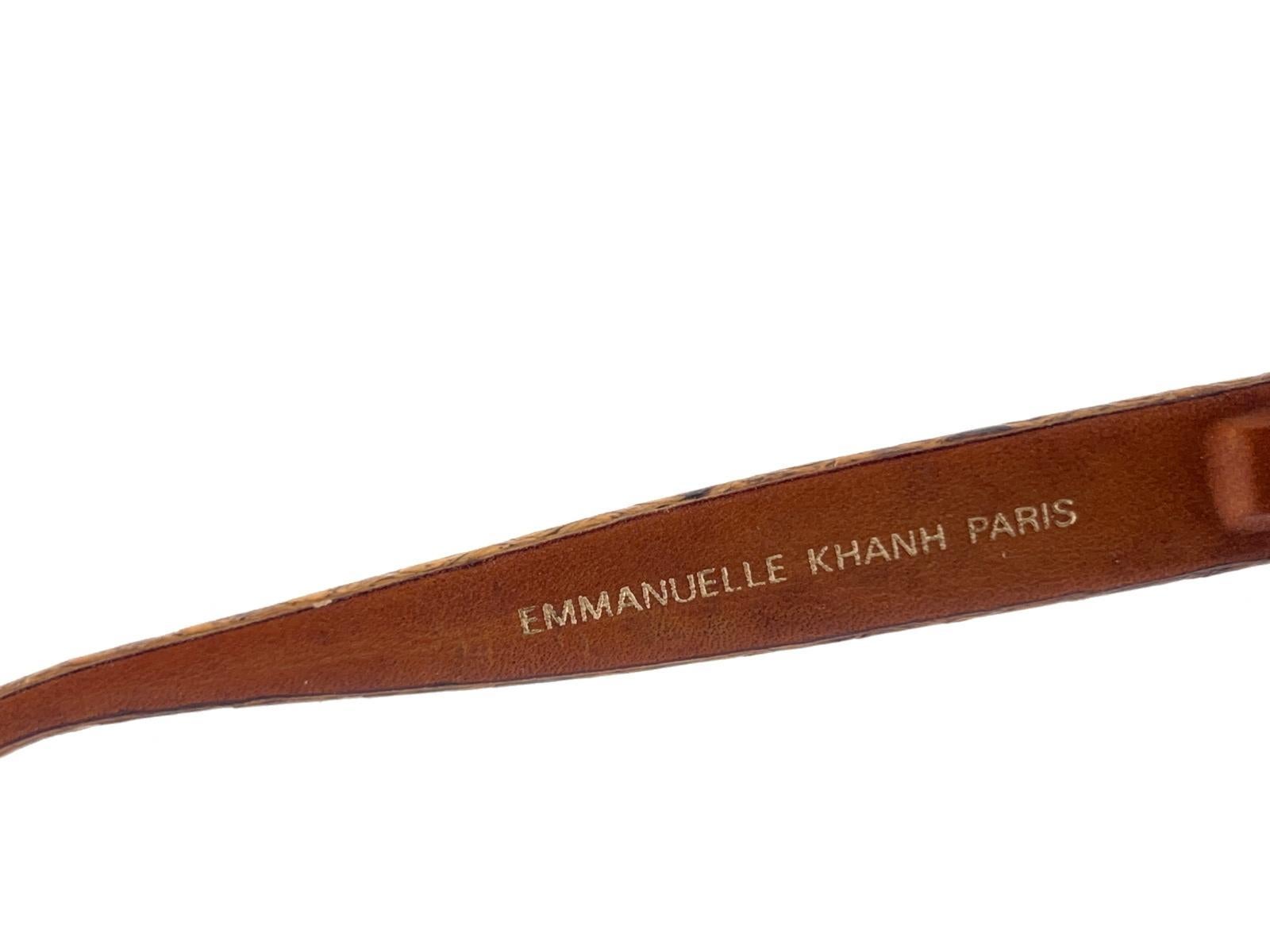 New Vintage Emmanuelle Khanh Veritable 1970's France Sunglasses en vente 5
