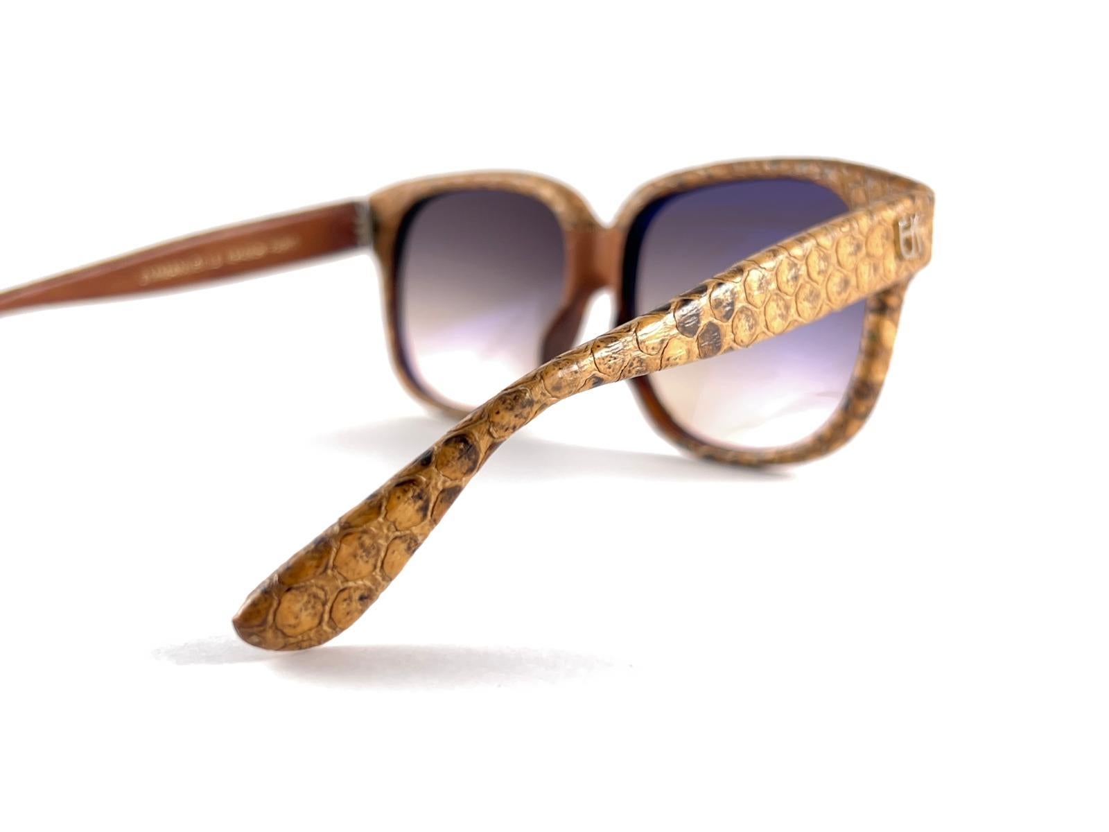 New Vintage Emmanuelle Khanh Pyton Veritable 1970'S France Sunglasses For Sale 4