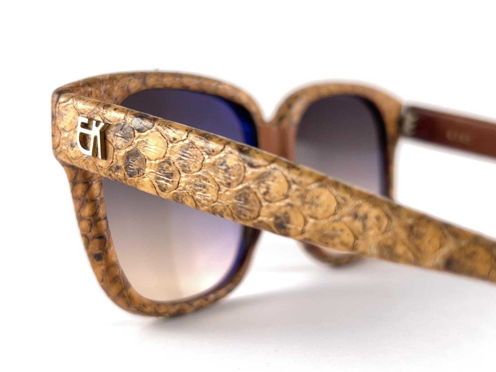 New Vintage Emmanuelle Khanh Pyton Veritable 1970'S France Sunglasses For Sale 5