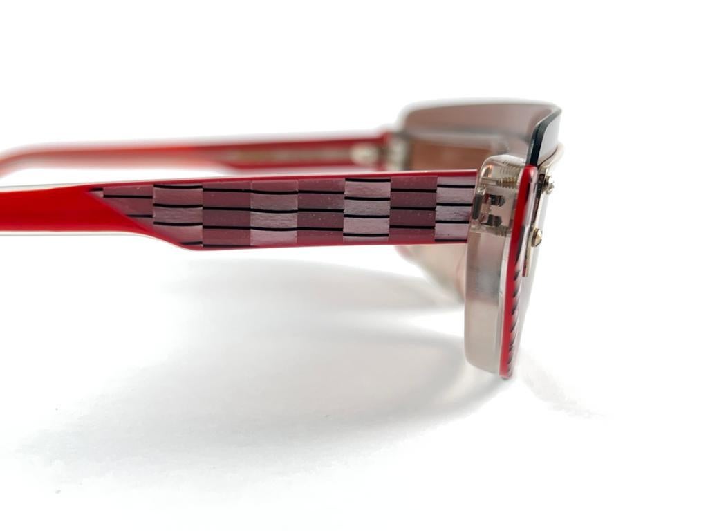 New Vintage Essilor Screen Shield Zephyr Gradient lenses 1970's Sunglasses   Unisexe en vente