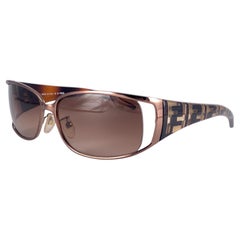 New Vintage Fendi  FS 345 Copper Gradient Lens Sunglasses 1980's Germany