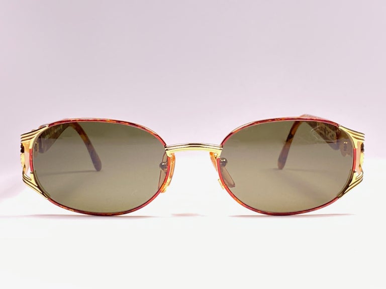 New Vintage Fendi FS262 II Tortoise and Gold 1990 Sunglasses Made in ...