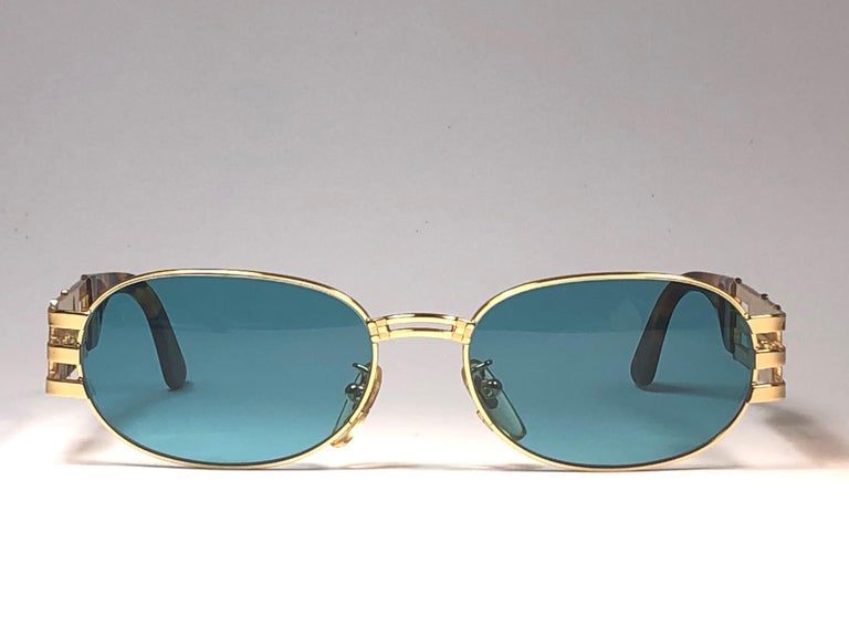 New Vintage Fendi Gold SL 7028 Tortoise Mosaic 1990  display picture 1
