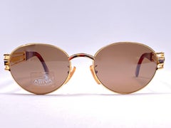 New Vintage Fendi SL7030 Tortoise & Gold  1990 Sunglasses Made in Italy