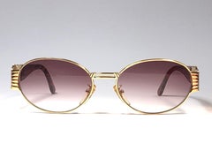 New Vintage Fendi Sl7034 Gold  Mosaic 1990 Sunglasses Made in Italy