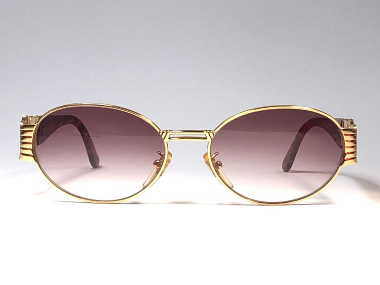 New Vintage Fendi Sl7034 Gold Mosaic 1990 Sunglasses Made in Italy at ...