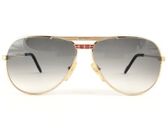 New Vintage Ferrari Grey Gradient Lenses 1980 Made in Italy Sunglasses