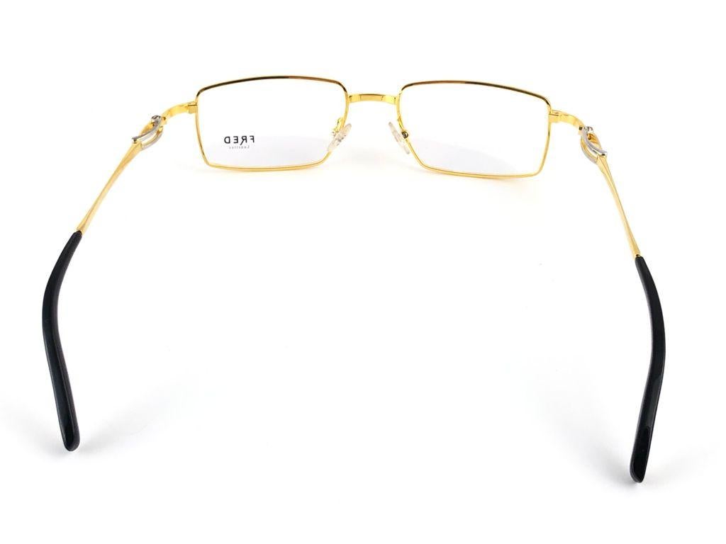 Women's or Men's New Vintage Fred Aberdeen C1 RX Prescription Gold Made in France