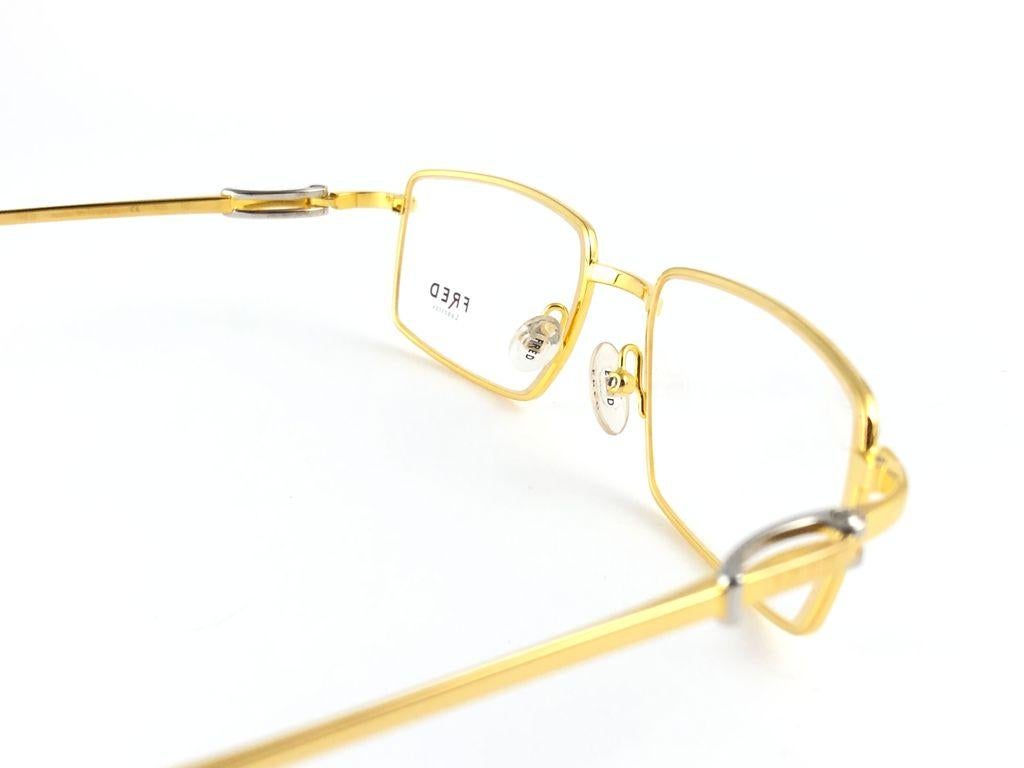 New Vintage Fred Aberdeen C1 RX Prescription Gold Made in France 1
