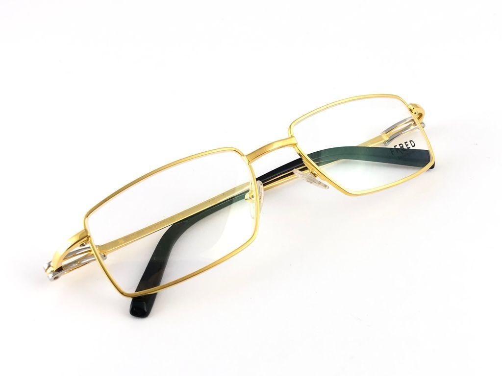 New Vintage Fred Aberdeen C1 RX Prescription Gold Made in France 3