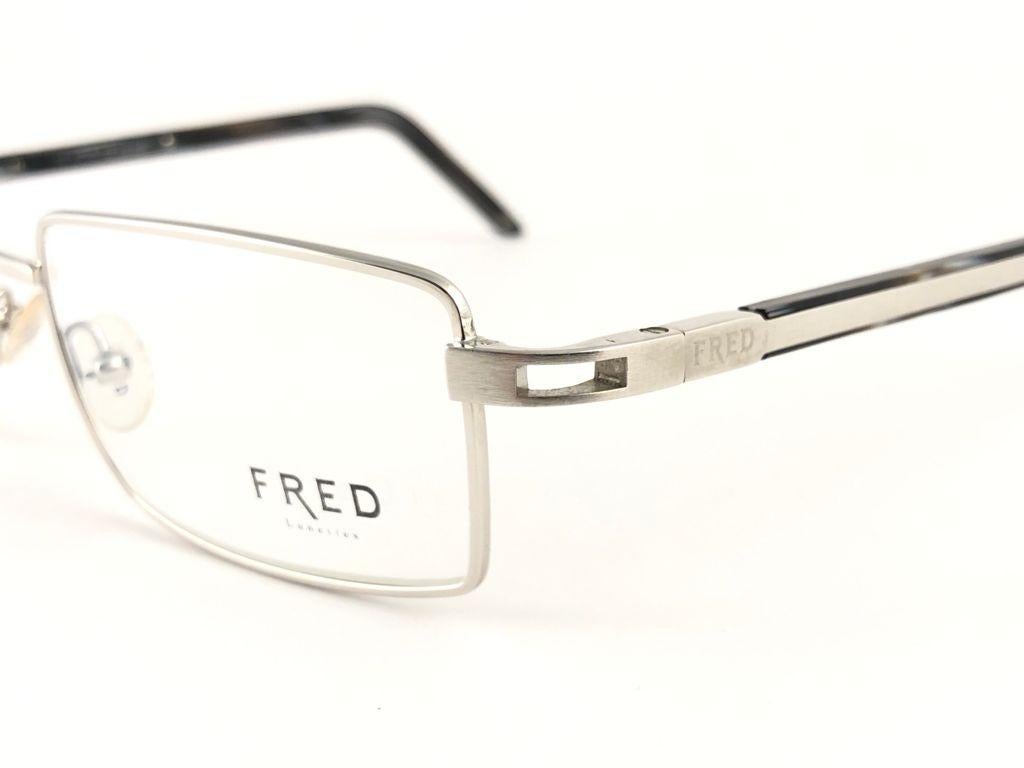 New Vintage Fred Move RX Prescription Silver & Black  Made in France 1