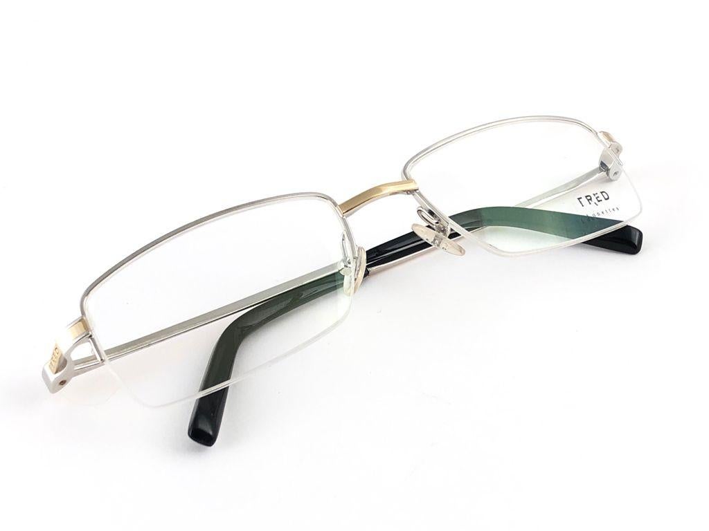 Women's or Men's New Vintage Fred St Barth RX Prescription Gold & Silver Made in France