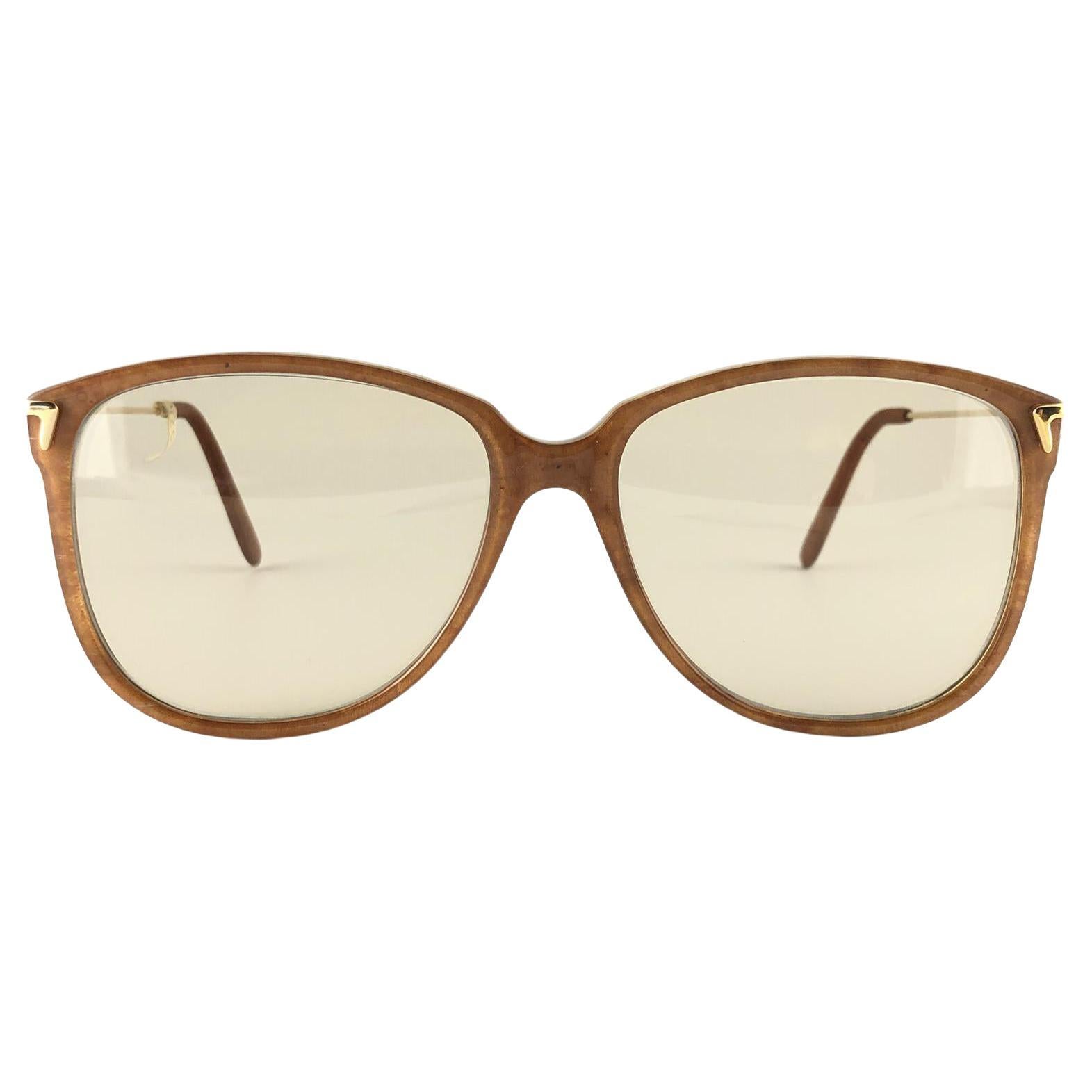 Nouvelles lunettes de lecture vintage en corne véritable et cadre en cuir avec cadre RX en vente