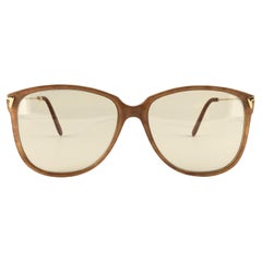 RX Lesebrille aus echtem Horn und Leder im Vintage-Stil