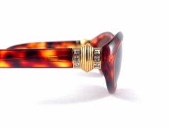 New Vintage Gianfranco Ferré Gff 378/S Cat Eye Tortoise 90'S Italy occhiali da sole