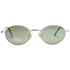 New Vintage Gianfranco Ferré GFF 424 Round Grey Matte 1990  Italy Sunglasses