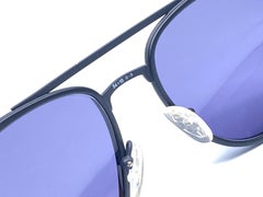 Neu Vintage Gianfranco Ferré GFF 73 Gold / Schwarz 1990 Italienische Sonnenbrille