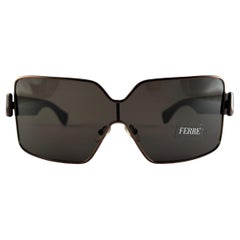 New Vintage Gianfranco Ferre Mask  Copper Y2K Made In Italy Sunglasses