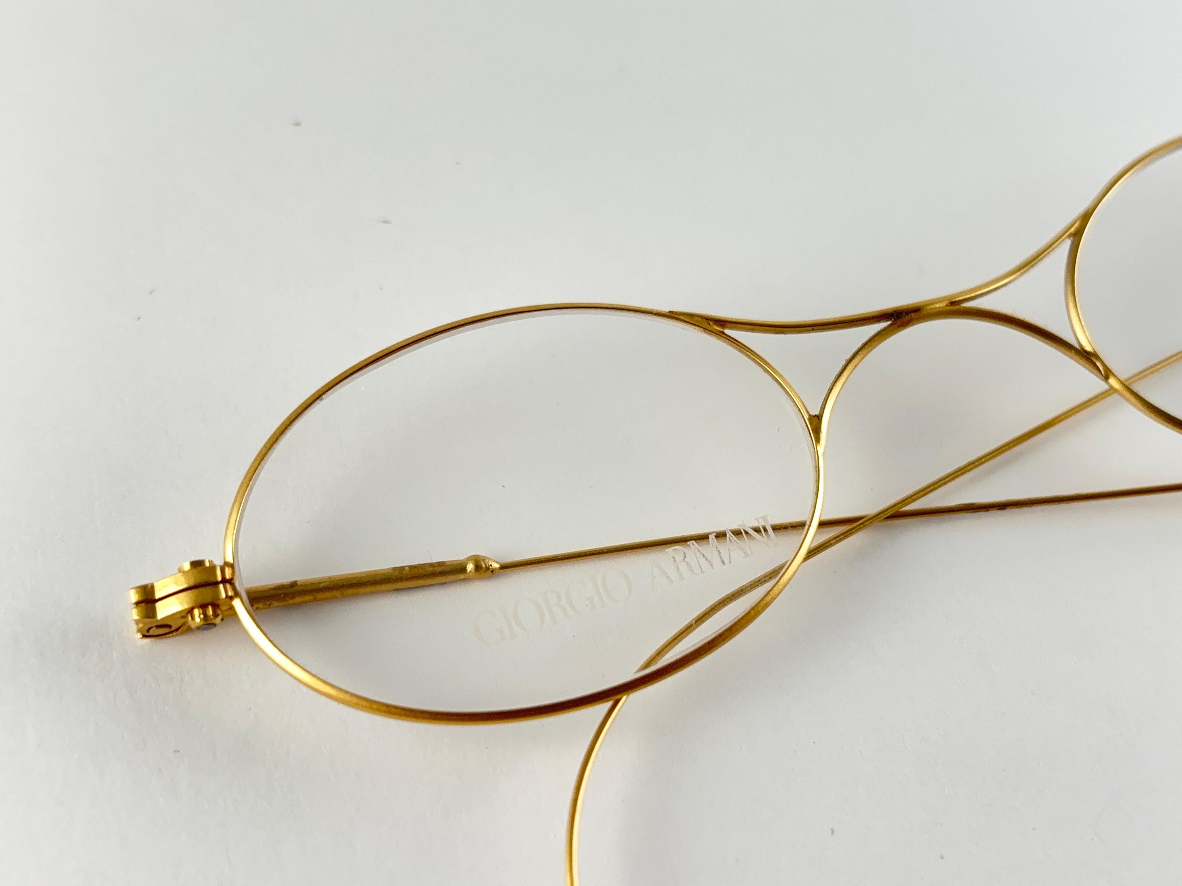 giorgio armani vintage glasses