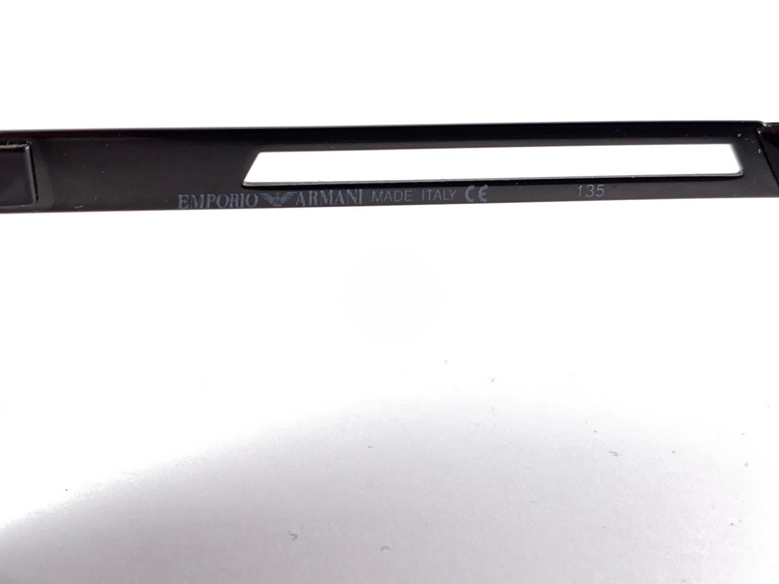 Gray New Vintage Giorgio Armani Oval Dark Tortoise 1990 Sunglasses For Sale