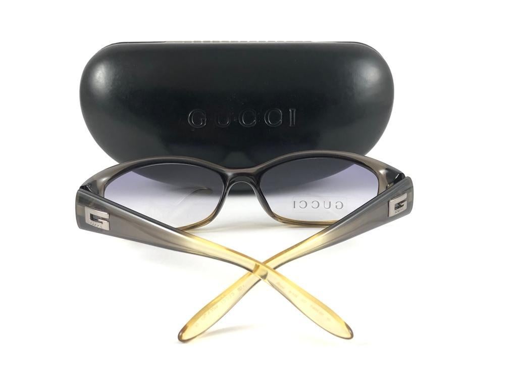 New Vintage Gucci 2456/S Translucent Optyl Sunglasses 1990's Made in Italy 5