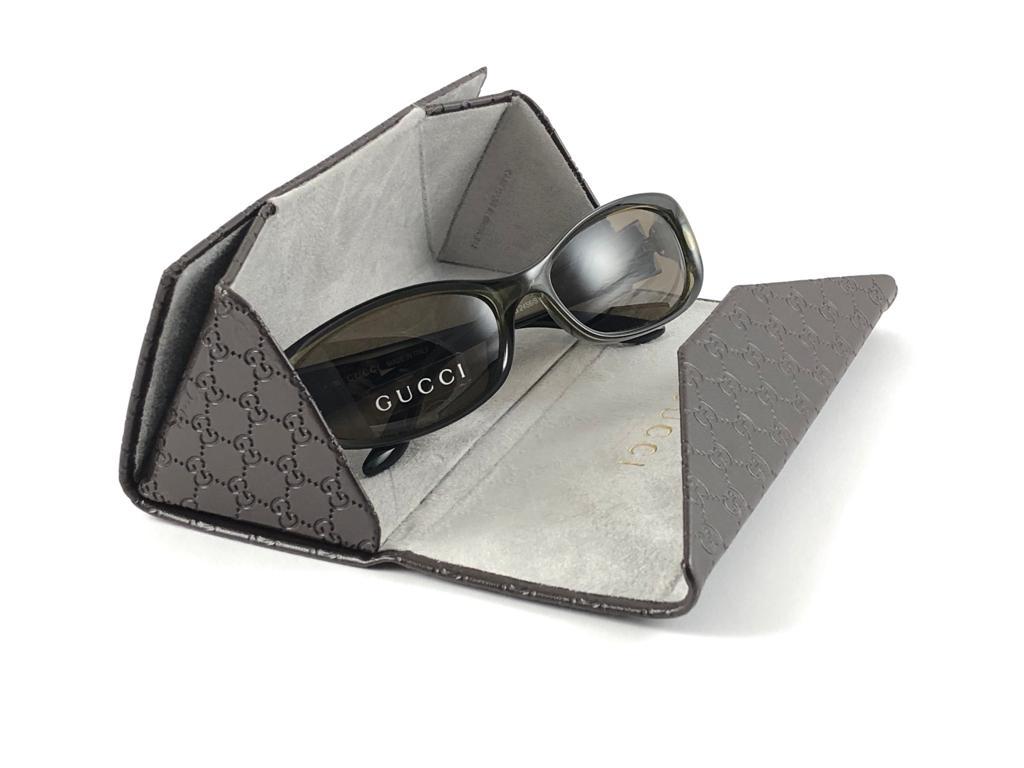 New Vintage Gucci 2456/S Translucent Optyl Sunglasses 1990's Made in Italy Y2K 8