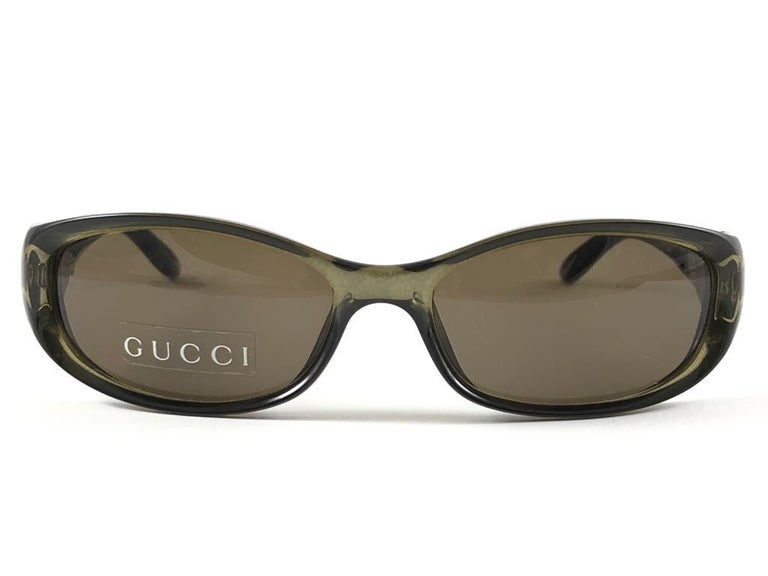 New Vintage Gucci 2456/S Translucent Optyl Sunglasses 1990's