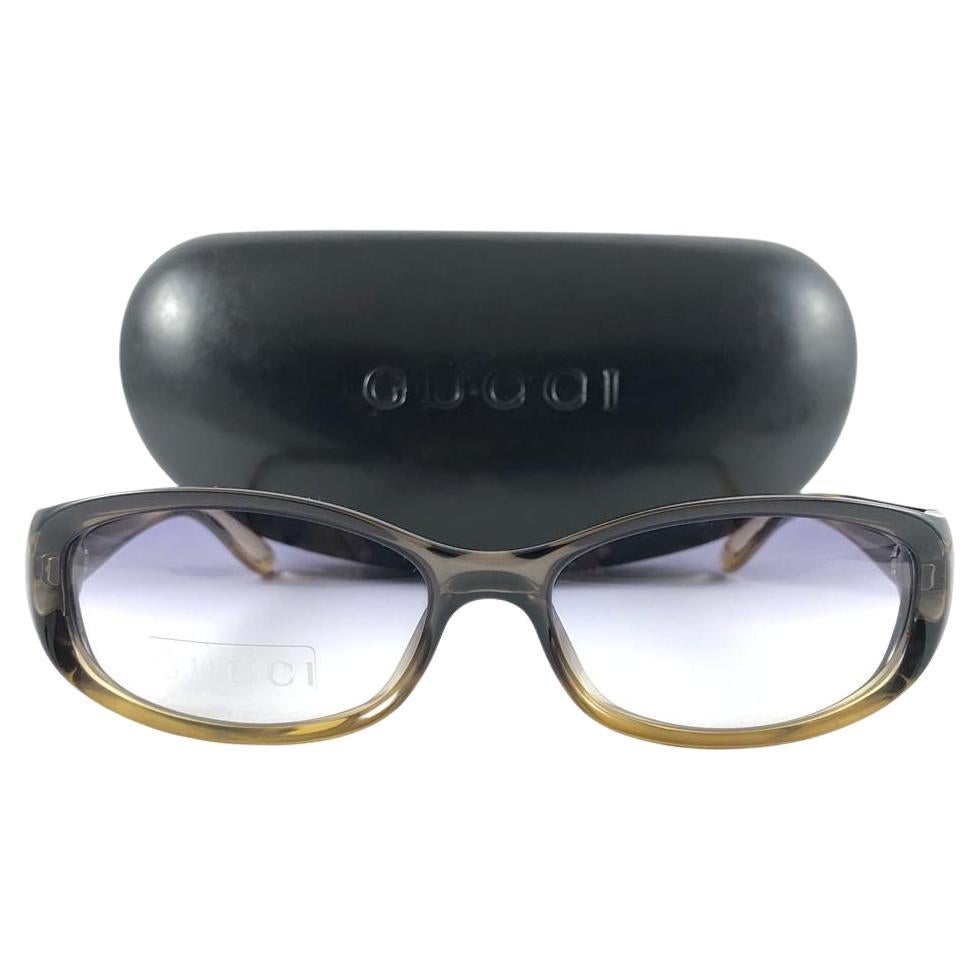 New Vintage Gucci 2456/S Translucent Optyl Sunglasses 1990's Made in Italy