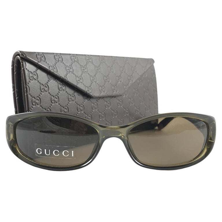 New Vintage Gucci 2456/S Translucent Optyl Sunglasses 1990 display picture 1