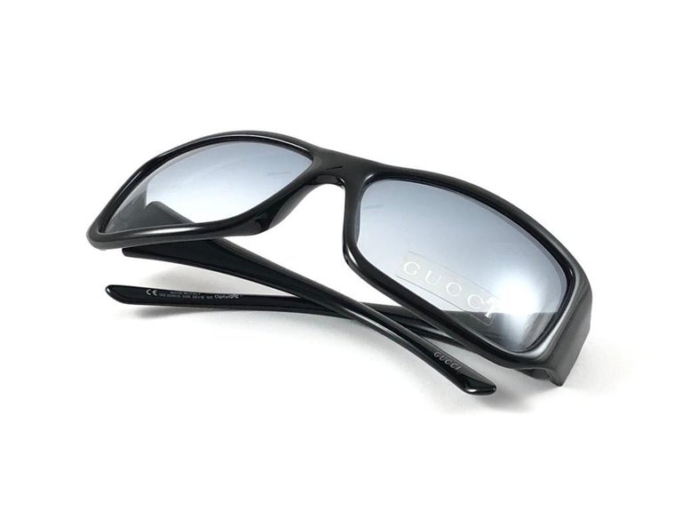 New Vintage Gucci 2550/S Black Optyl Sunglasses 1990's Made