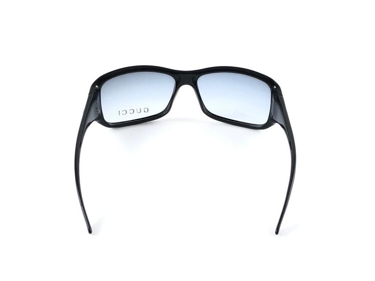 New Vintage Gucci 2550/S Black Optyl Sunglasses 1990's Made