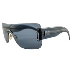 New Vintage Gucci GG 1194/N/S Blue Screen Sunglasses 1990's Made in Italy Y2K