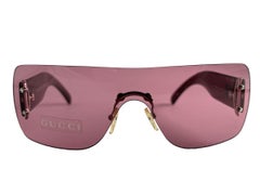 New Vintage Gucci GG 1194/N/S Rose Screen Sunglasses 1990's Made in Italy Y2K