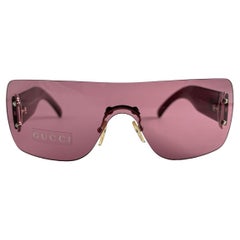 New Vintage Gucci GG 1194/N/S Rose Screen Sunglasses 1990's Made in Italy I.S.A.