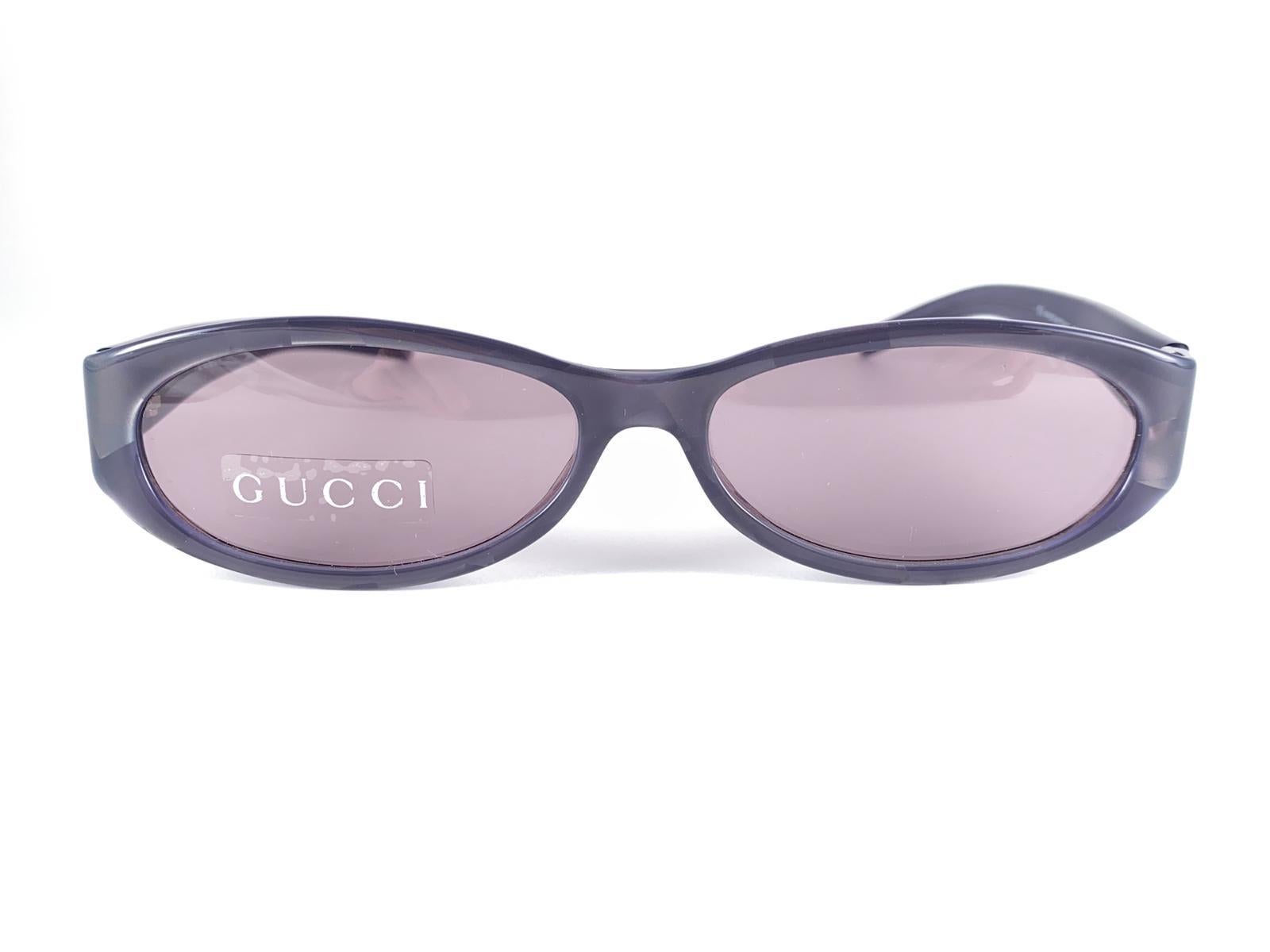 Neu Vintage Gucci GG 2522 Elegante Vintage-Sonnenbrille Y2K 1990er Jahre Made in Italy Y2K Damen