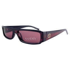 New Vintage Gucci GG1453 Sleek Sunglasses Y2K 1990's Made in Italy Y2K