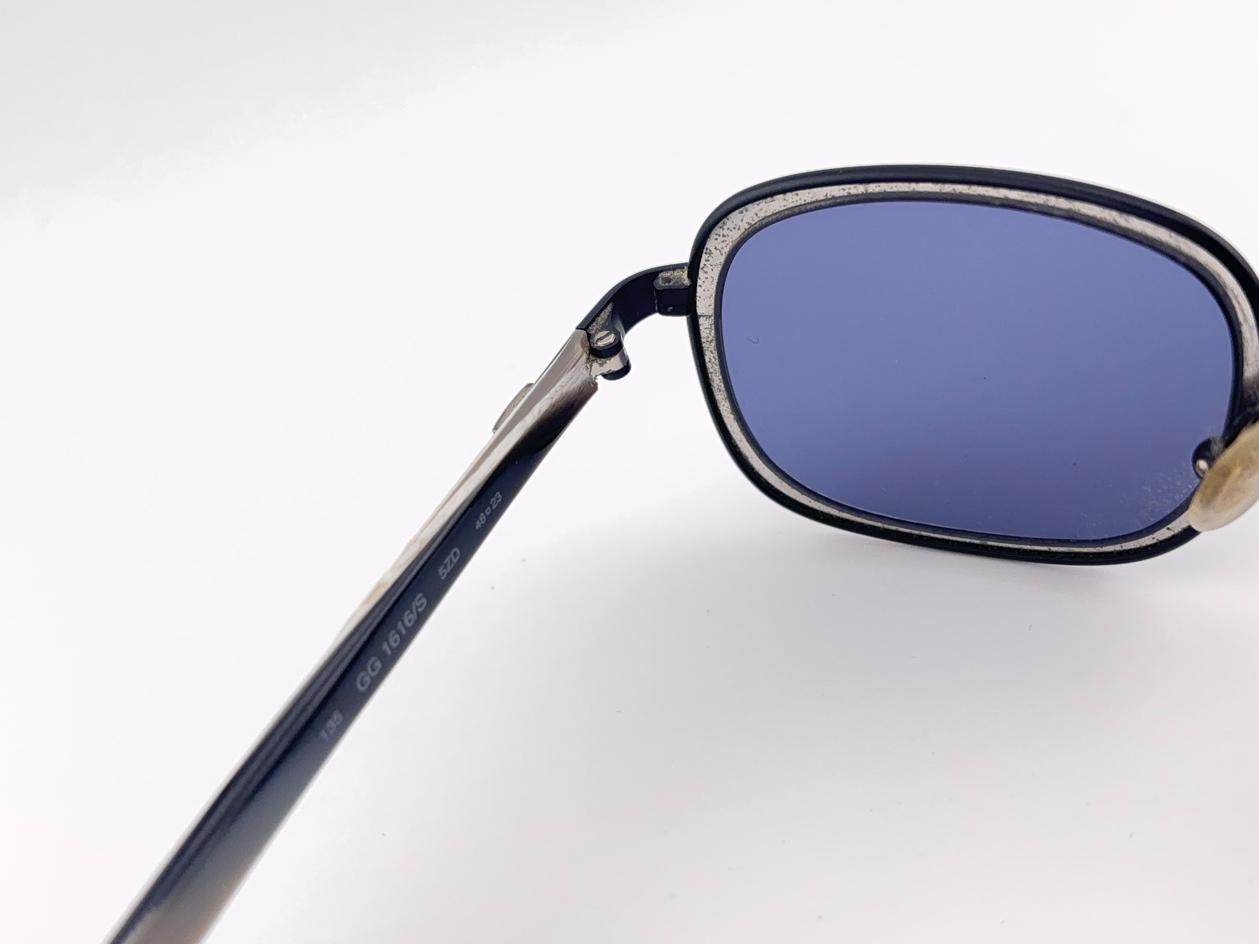 Nuevo Vintage Gucci GG1616/S Gafas de sol Y2K años 90 Made in Italy Y2K en venta 1