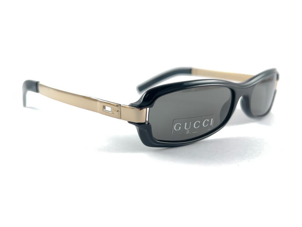 New Vintage Gucci GG2555 Tom Ford Era Sunglasses 1990's Made in Italy Y2K 6