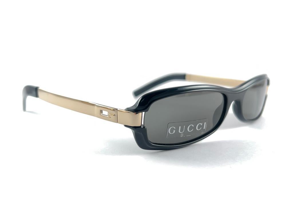 New Vintage Gucci GG2555 Tom Ford Era Sunglasses 1990's Made in Italy Y2K 7