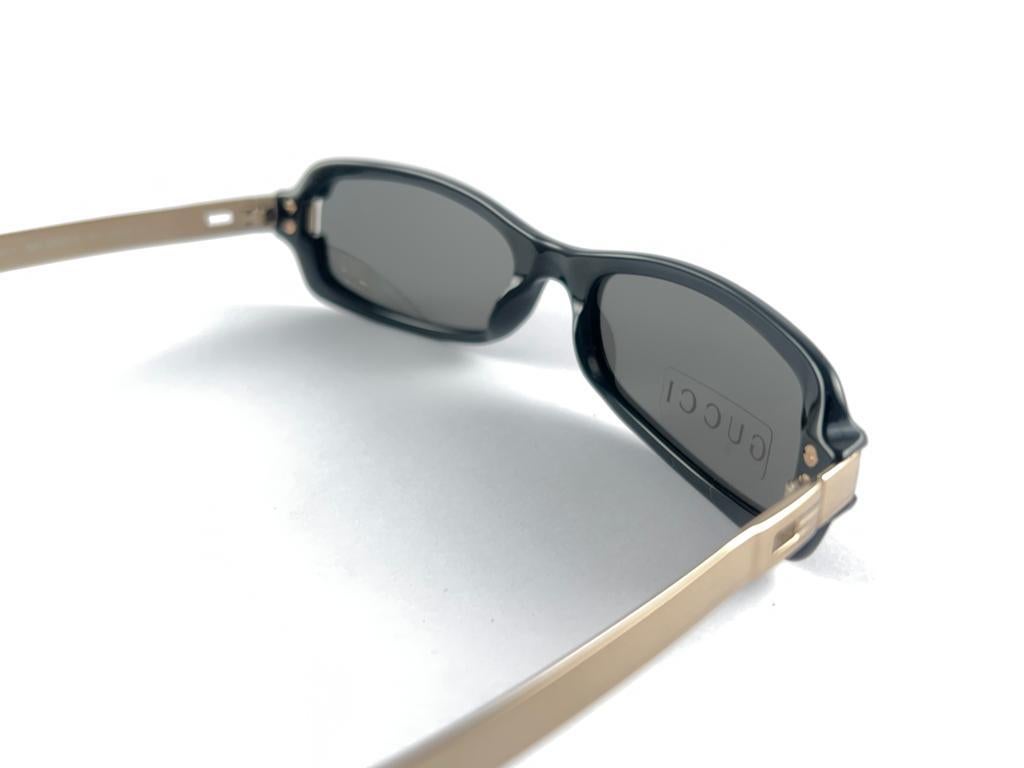 New Vintage Gucci GG2555 Tom Ford Era Sunglasses 1990's Made in Italy Y2K 4