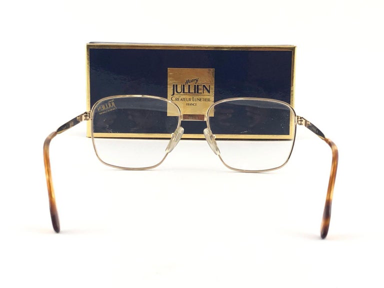 New Vintage Henry Jullien Gold Frame RX Prescription 1990